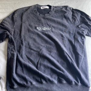 Grey soulcycle Derek sweatshirt